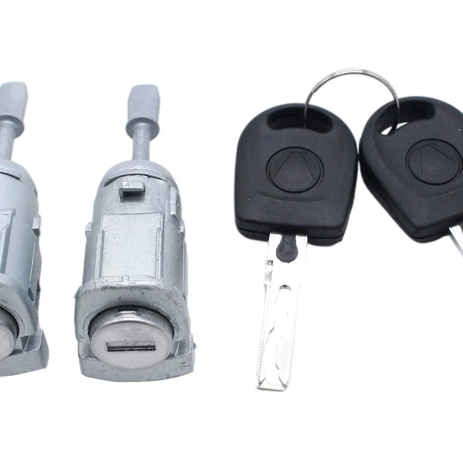 1 Pair Left & Right Door Lock Cylinder with 2 Keys for VW Bora 1J2 98-05 Parts Accessories