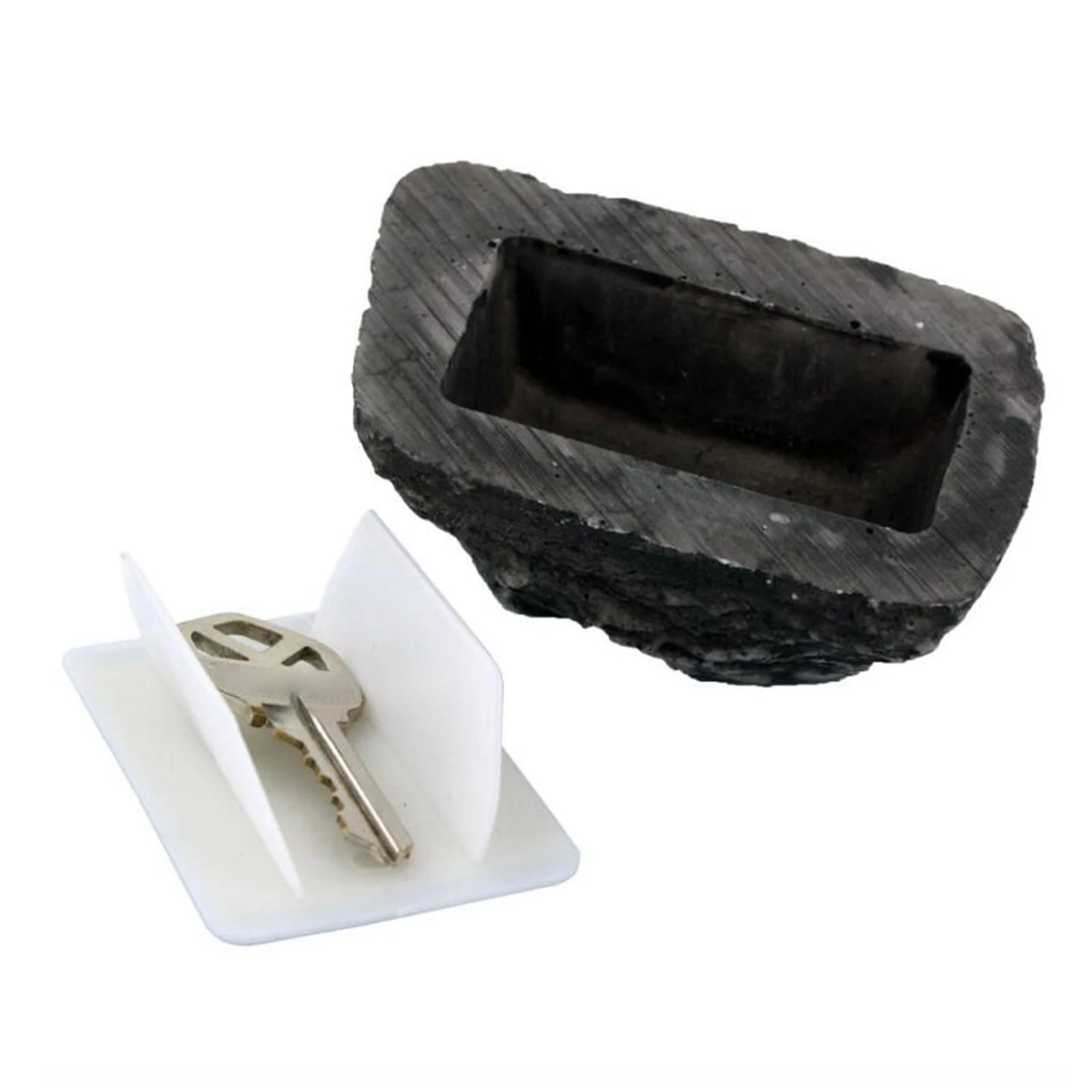 Looks & Feels Like Real Stone Hide-a-Spare-Key Fake Rock Safe for Outdoor Garden or Yard Geocaching 