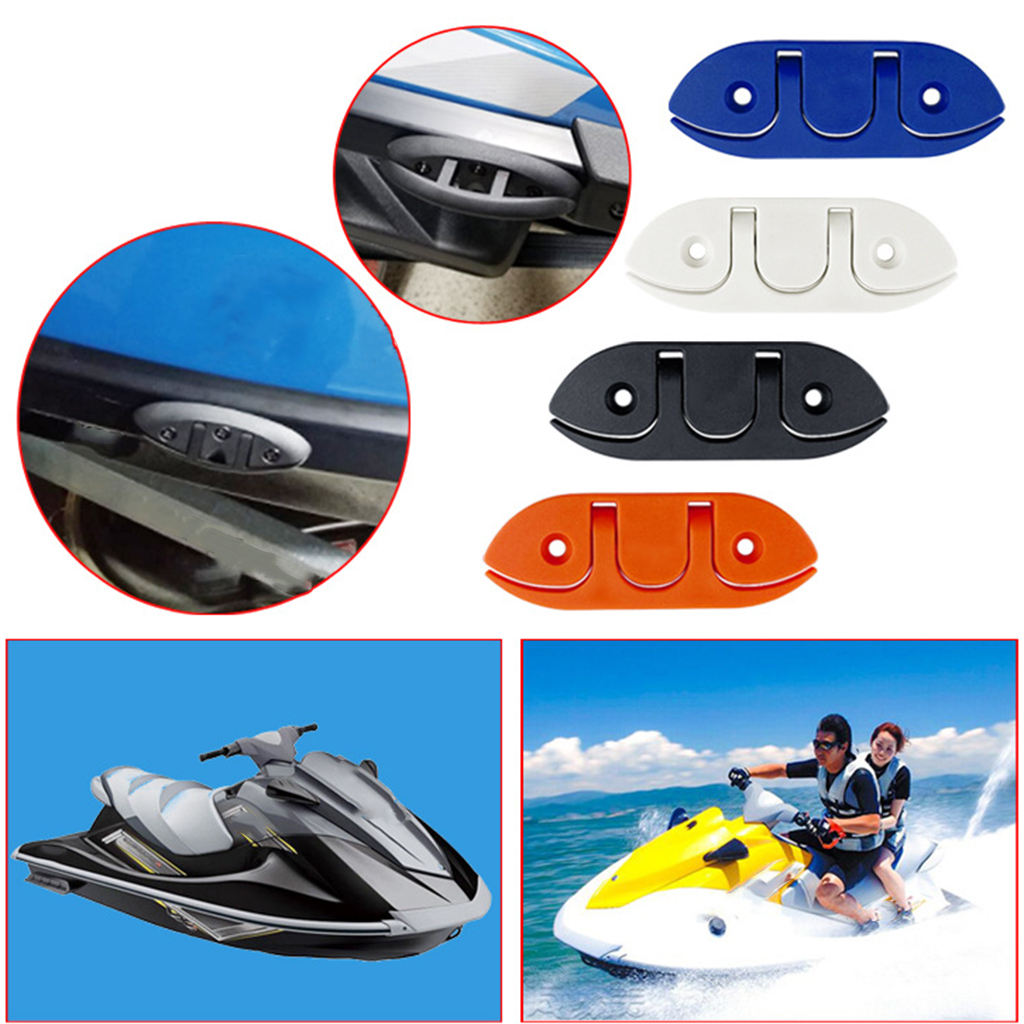 120mm Boat Flip up Folding Pull up Cleat Nylon W/Installation Screws Boat Folding Cleat Marine Kayak Accessories