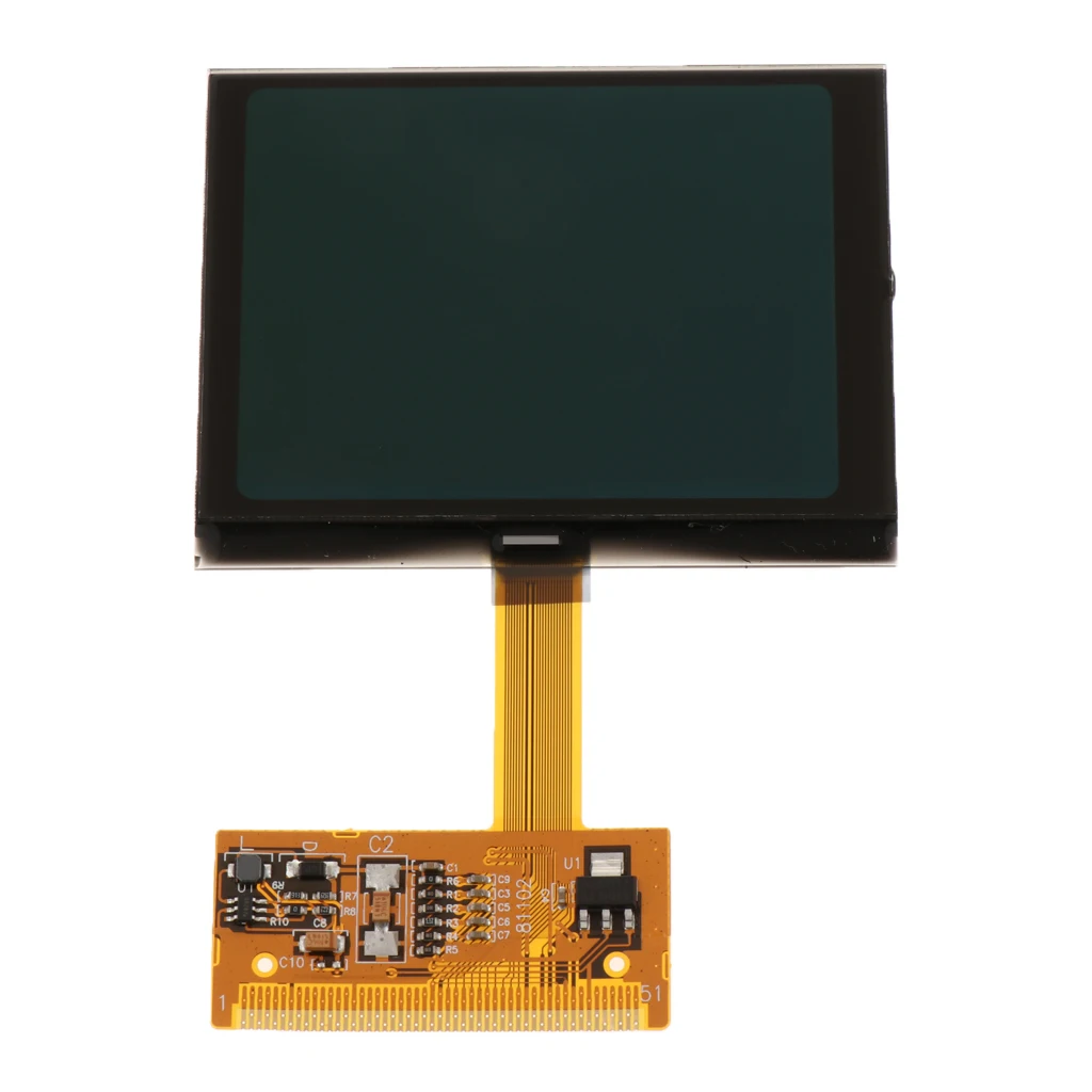 Replacement LCD Instrument Display Screen with Ribbon for  TT A6 for Pixel Missing Repair,75mmx110mm
