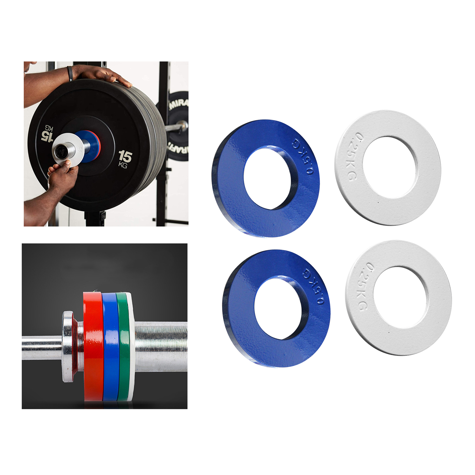 2'' Steel Fractional Olympic Plates Incremental Micro Weight Plate Discs Gym