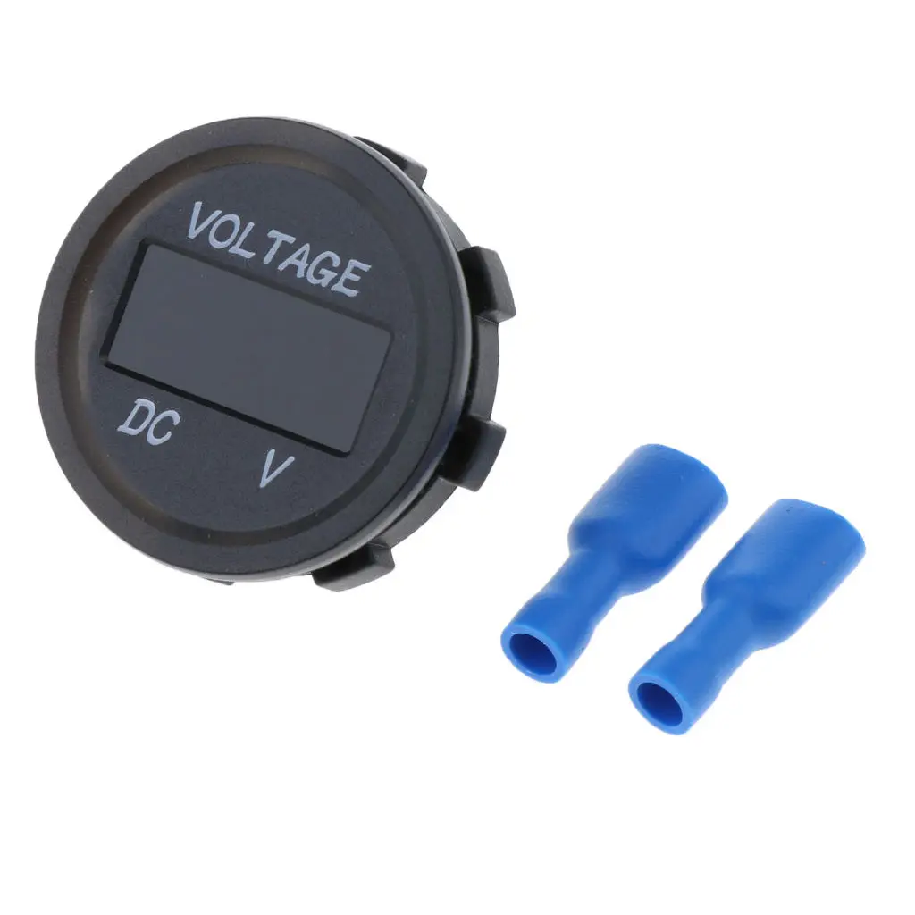 LED Digital Display Voltmeter Waterproof Voltage Meter For Car