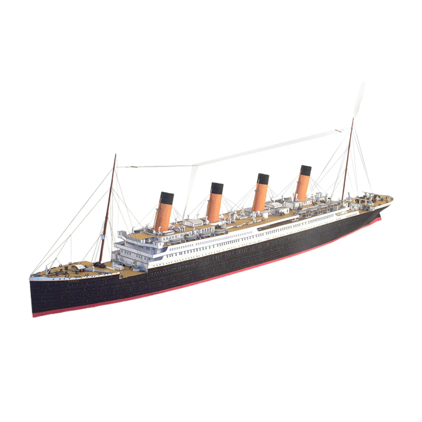 3D Titanic Ship Puzzle Assemble Paper Model Kit Education Papercraft Toy Room Decor