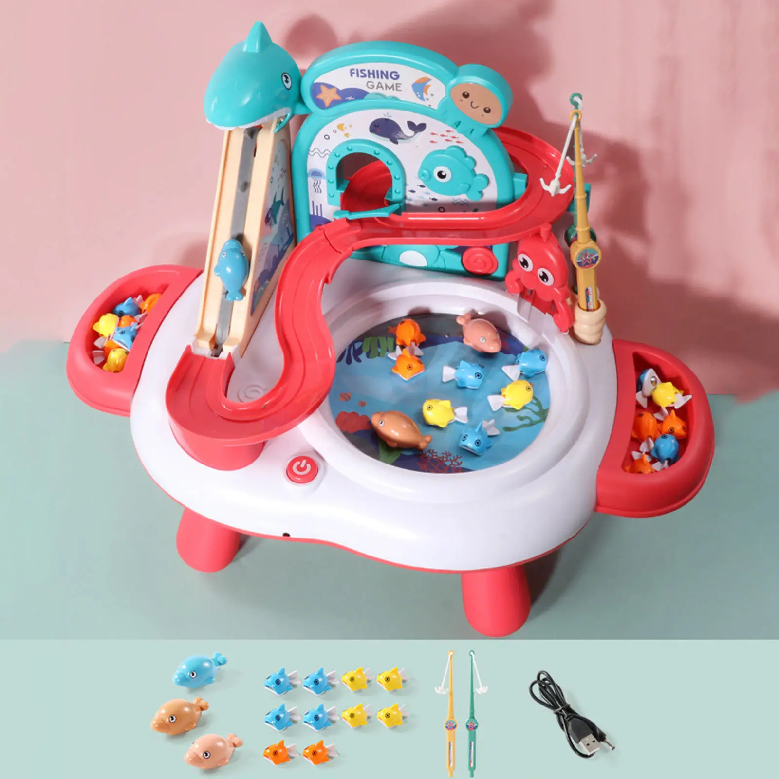 Fishing Toys for Children, Multifunctional Interactive Games, Water Games, Early Learning Toys, Gifts for Children And Girls