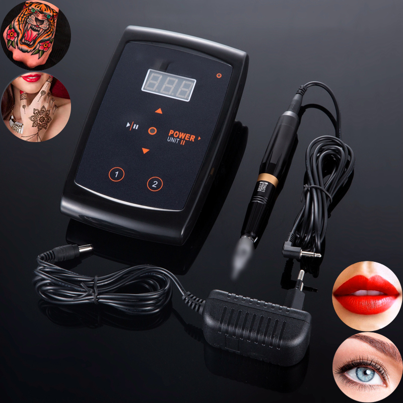 Best of Professional Tattoo Gun Eyebrow Tattoo Machine Pen For Permanent Make Up Eyebrows Microblading Makeup Machine Kit Swiss Motor Reviews & Tips