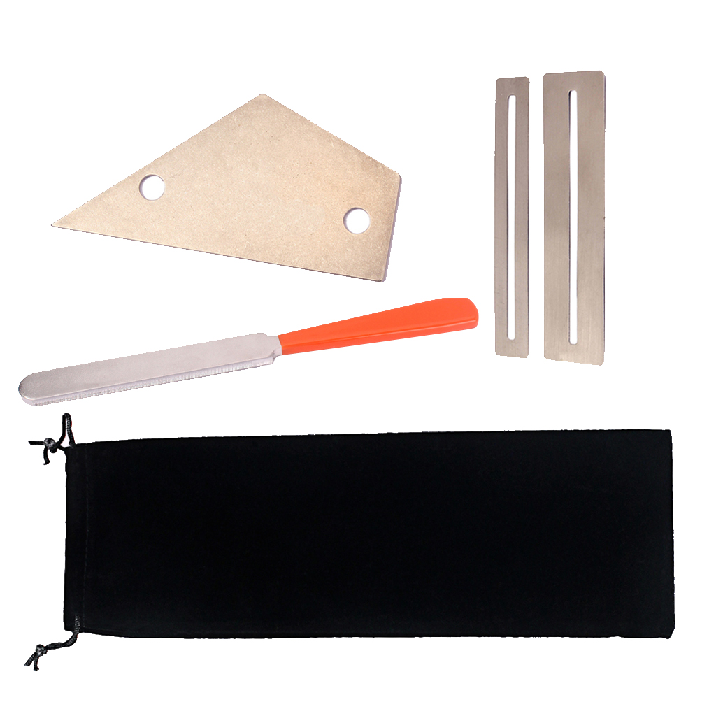1 Set Fretboard File Fret Rocker Fret Guard for Guitar Repair Maintenance Kit
