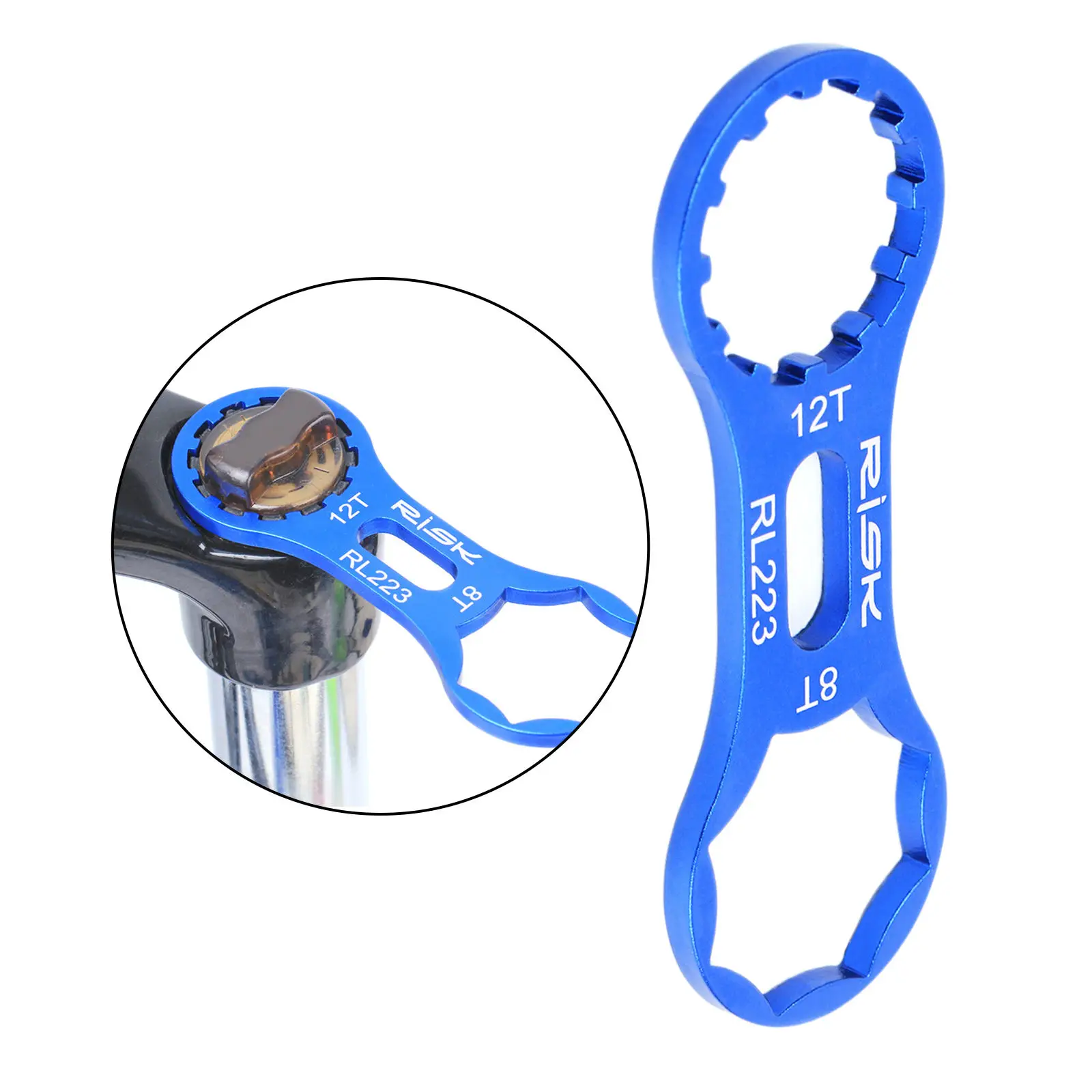 8T/12T Dirt Bike Remover Repair Tool MTB Bike Fork  Wrench For XCR/XCT/XCM/RST Front Fork, Cycling Bicycle Fork  Spanner