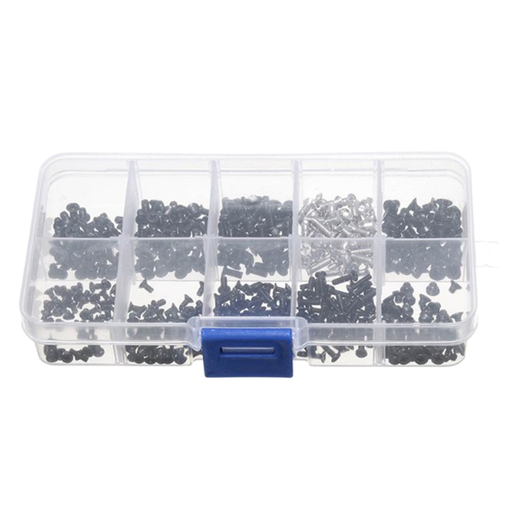 500 Pieces Laptop M2 M2.5 M3 Screws Set Fit IBM HP Sony Motherboard DIY