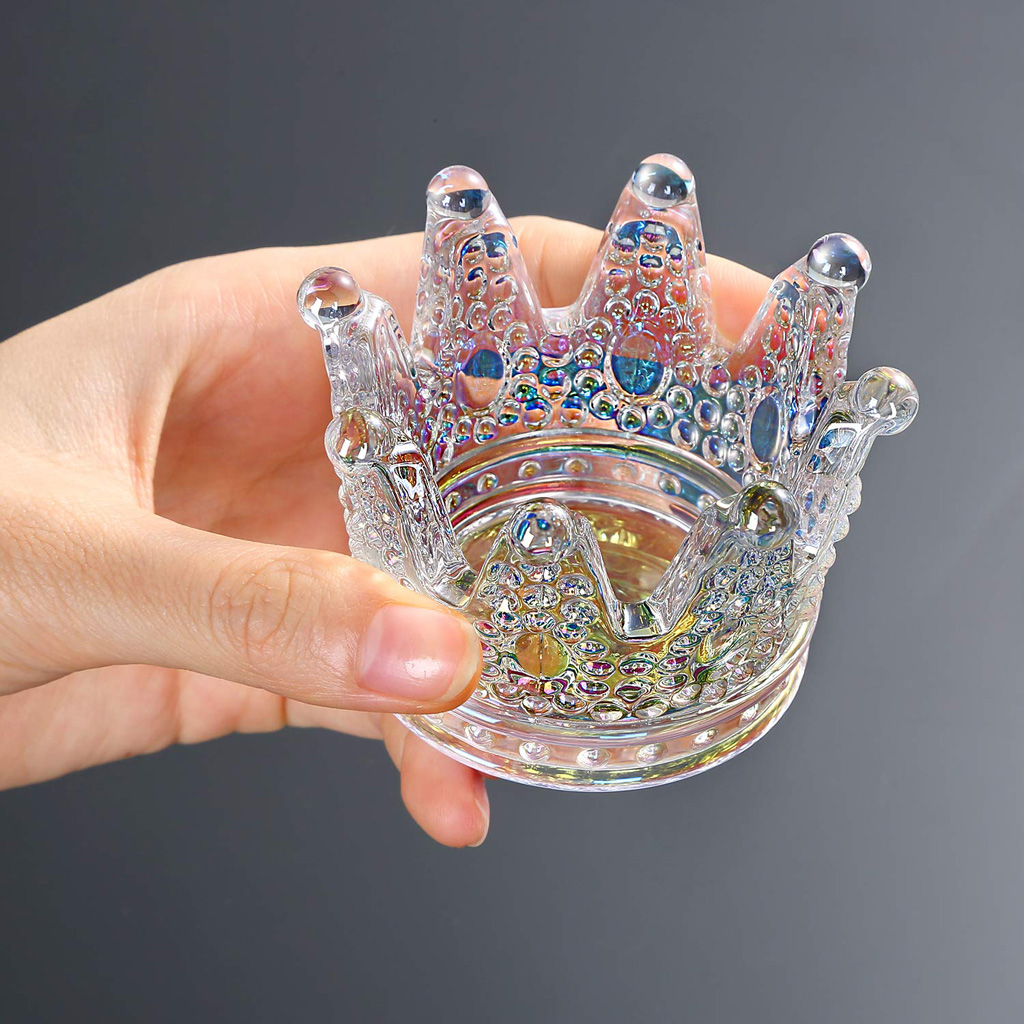 Crystal Nail Art Dappen Dish Glass for Acrylic Liquid Powder