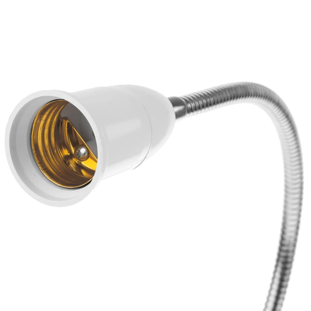 E27 Flexiable Light Holder Socket Simple Switch Design Clip Lamp with Touch Control EU Plug