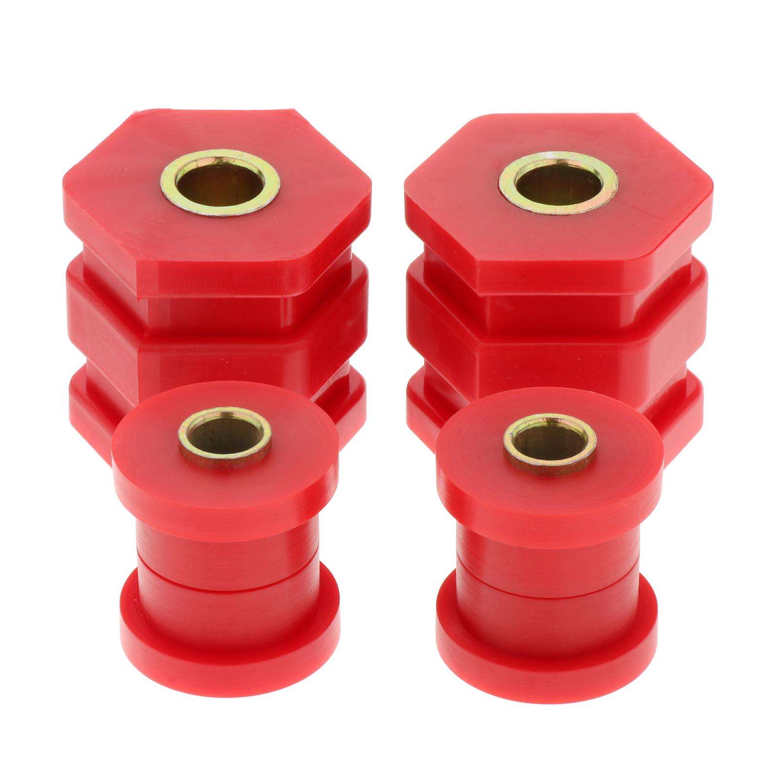 Red Front Lower Control Arm Bushing Set for Honda Civic 96-00, Professional