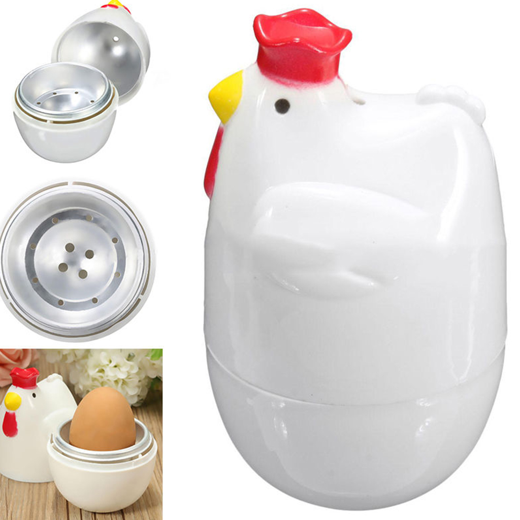 Microwave Egg Boiler Cup Soft Hard Boil Steam Cooker Kitchen Appliance