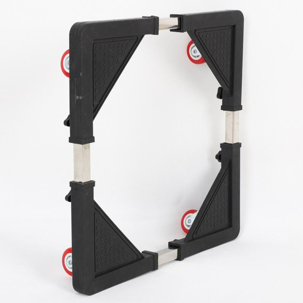 4 Feet Wheel Refrigerator Floor Stand Movable Base Bracket Stand Universal