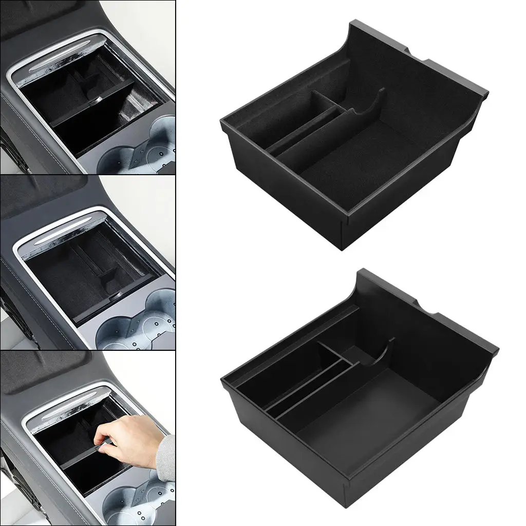 Car Center Console Organizer Tray Storage Box Holder for Tesla Model 3 Car