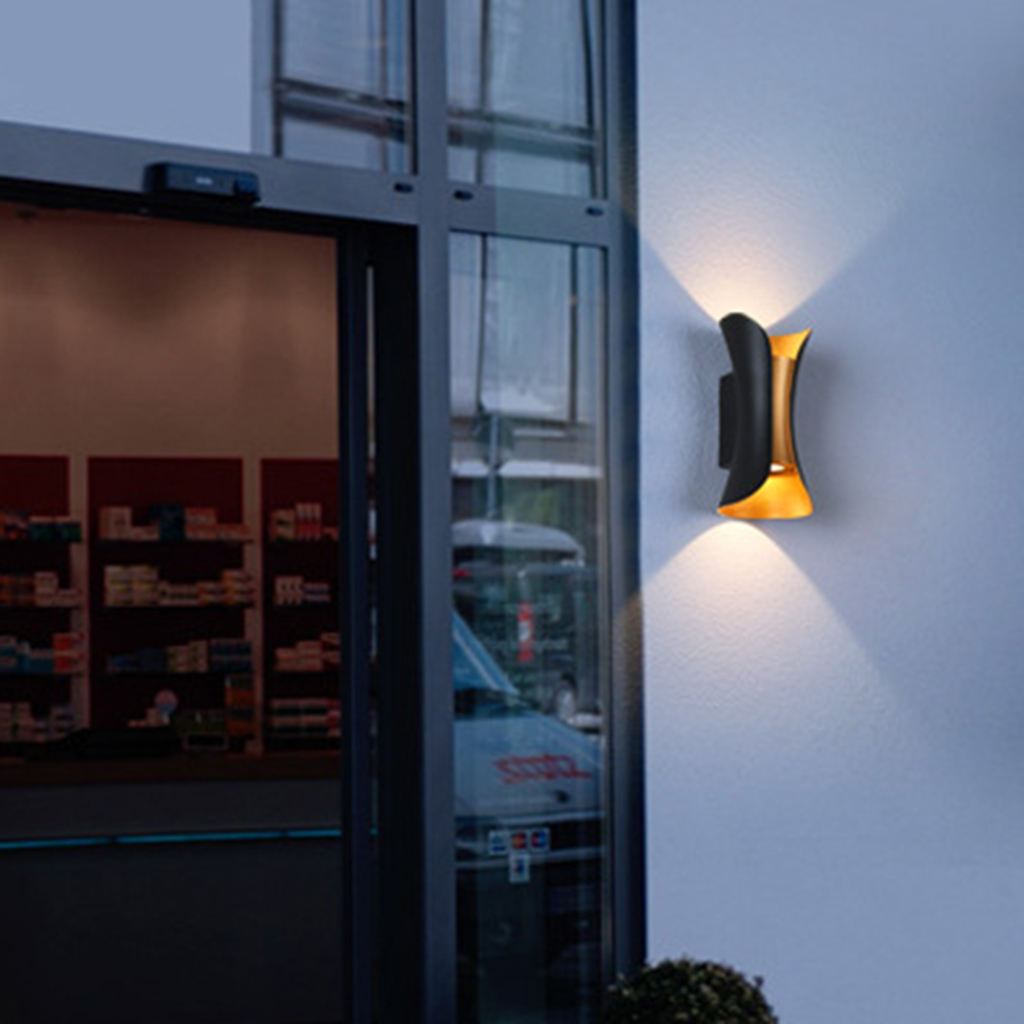 LED up Down Wall Sconce Wall Mounted Fixture Lamps Lighting Modern Waterproof Aluminum Lamps for Home Outdoor Room Indoor Stair