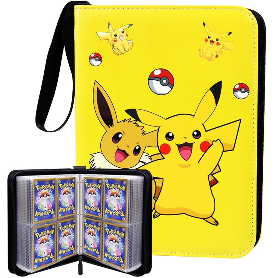 TOMY 25-50pcs Capacity Pokemon TCG card storage bag Pokemones game Pokmon card storage box Top Loaded List Toys