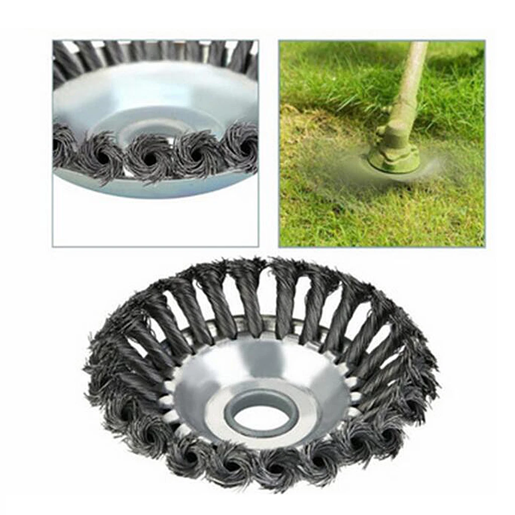 Weed Steel Wire Trimmer Head Plants Grass Cleaning Lawn Mower Supplies 6inch Garden Weeding Tools Replace Parts