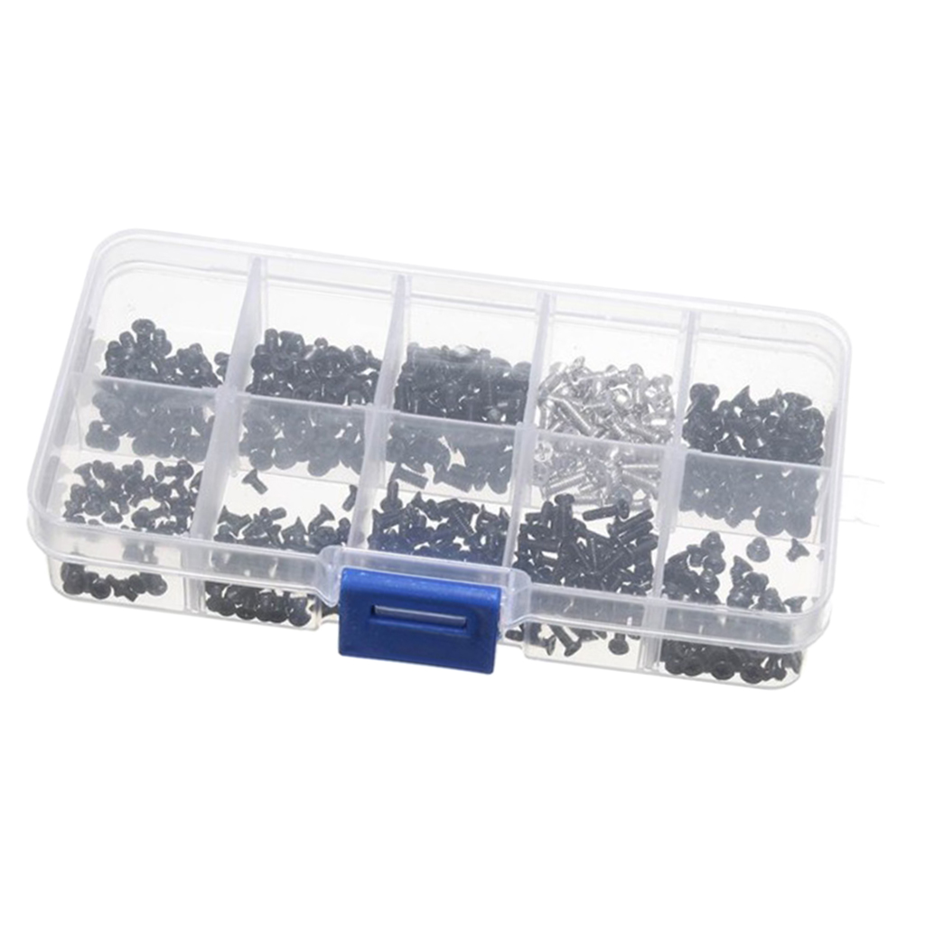 500 Pieces Laptop M2 M2.5 M3 Screws Set Fit IBM HP Sony Motherboard DIY