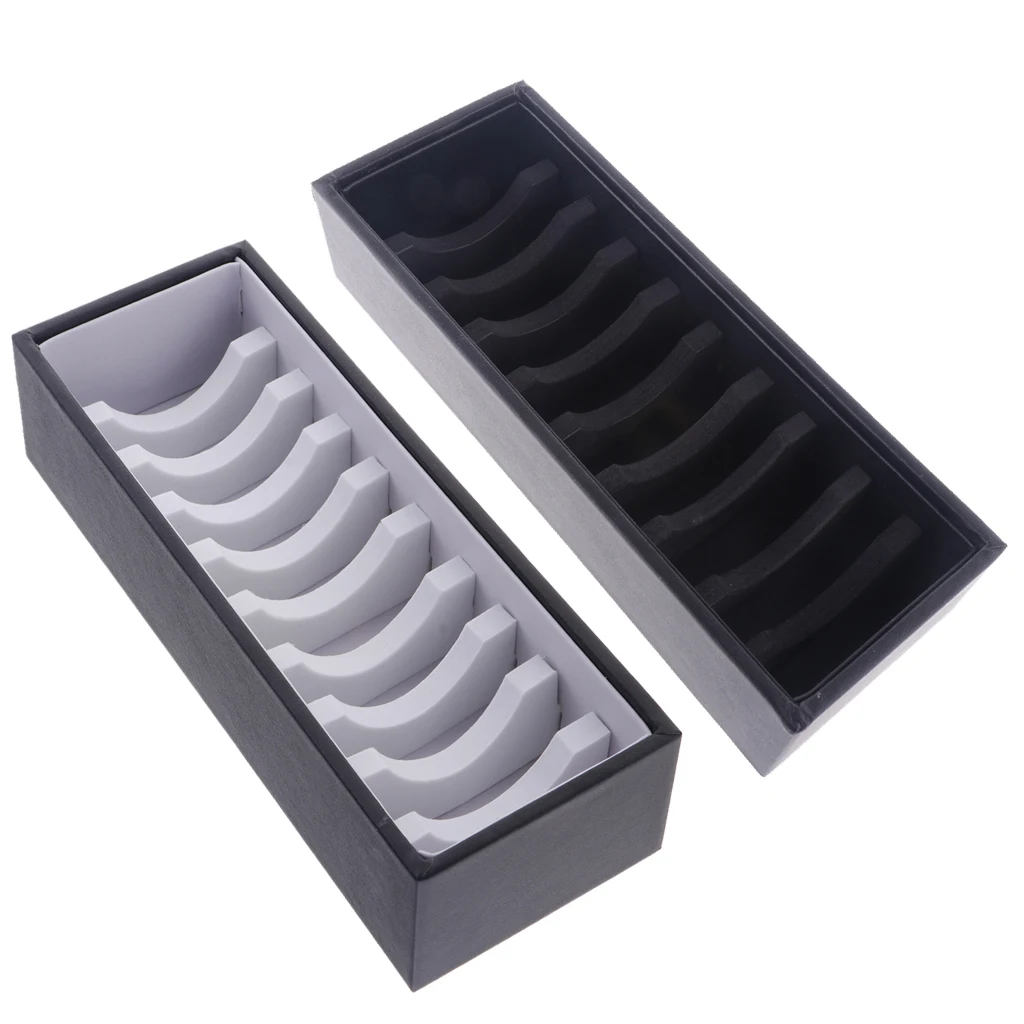 PU Leather Jewelry Tray Bracelet Cuff Bangle Organizer Display Storage Box
