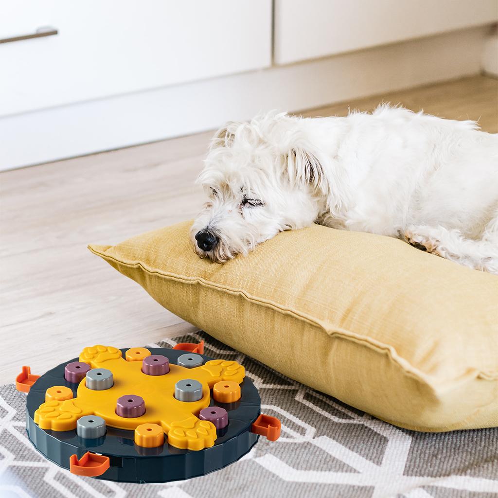 Pet Dog Food Puzzle Preventing Choking Bowl Improve IQ Treat Dispensing Toys Puppy Treat Dispenser Slow Feeder Dog Feeding Bowl