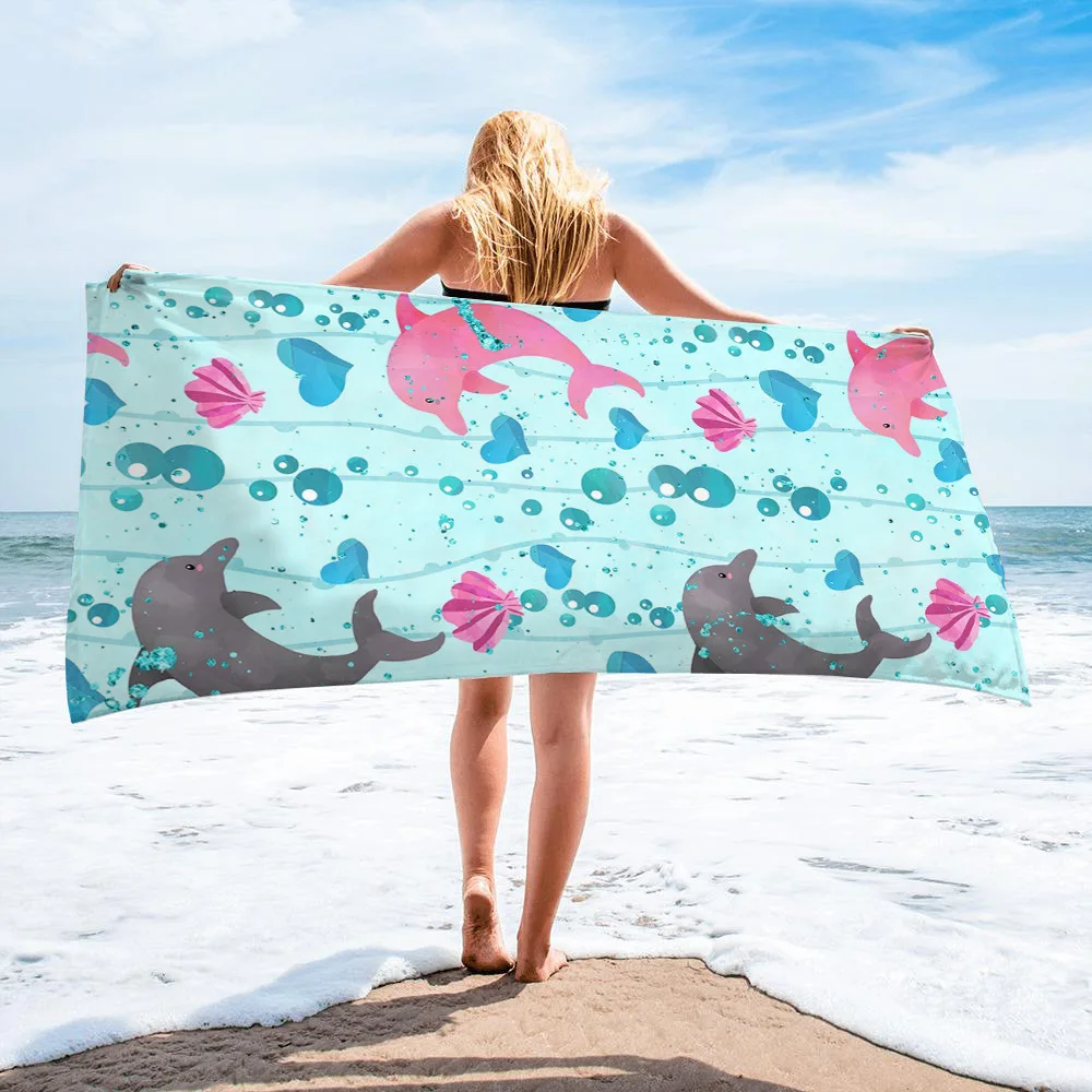 Large Microfibre Cotton Beach Bath Towel Sports Travel Camping Gym HY Sales 