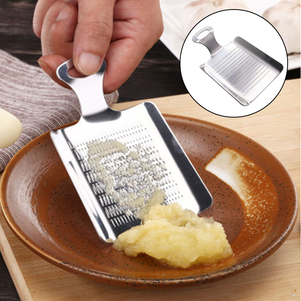 Stainless Steel Ginger Garlic Wasabi Grater Crusher Garlic Press Device Chopper Cutter Garlics Peeler Kitchen Tools