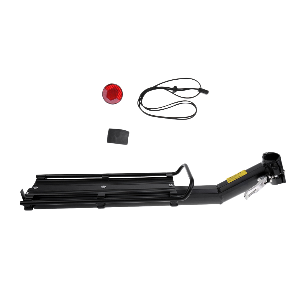 30KG Expandable Cycling Bike Bicycle Rear Rack Luggage Carrier Rack Shelf Bracket Seat Post Mount Bike Cargo Rack