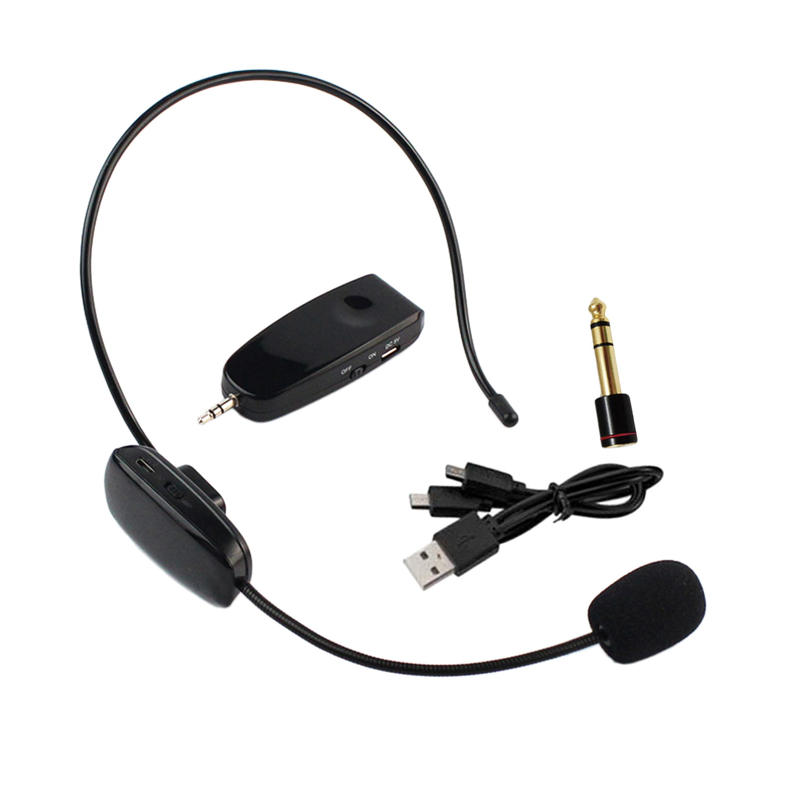 Wireless Microphone Headset Mic For 