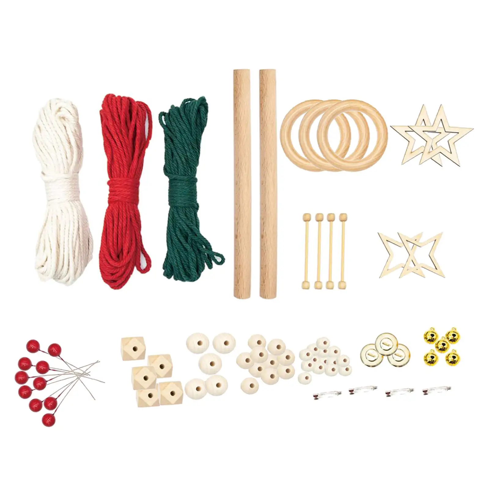 Macrame Kits for Adults Beginners Macrame Christmas Tree Hanging Decor Kit Macrame Starter Kit Decor Macrame Supplies DIY Kits