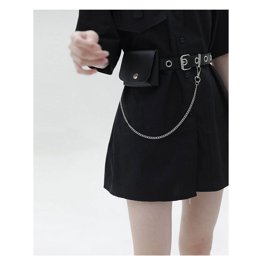 Fashion Women Belt with Bag PU Leather Waist Pack Hollow Buckle Waistband Belt For Lady Female Coat Dress Straps