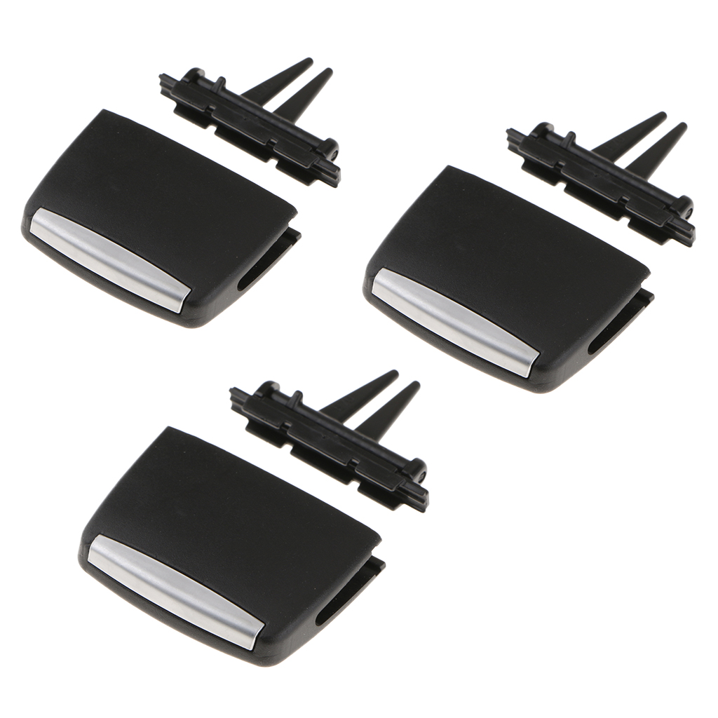 3pc Air   For BMW X5 X6, Front A/C Air   Outlet Tab Clip Repair Kit (For BMW X5 E70 06-12, for X6 E71 08-13)