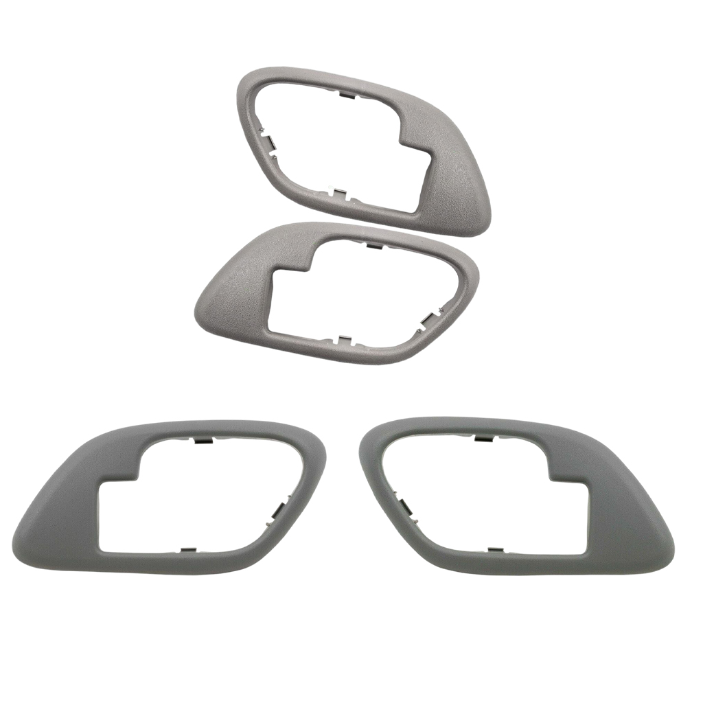 Interior Inside Inner Gray Door Handle Trim Bezels 15708080 for GMC C1500 C2500 C3500 K1500 K2500