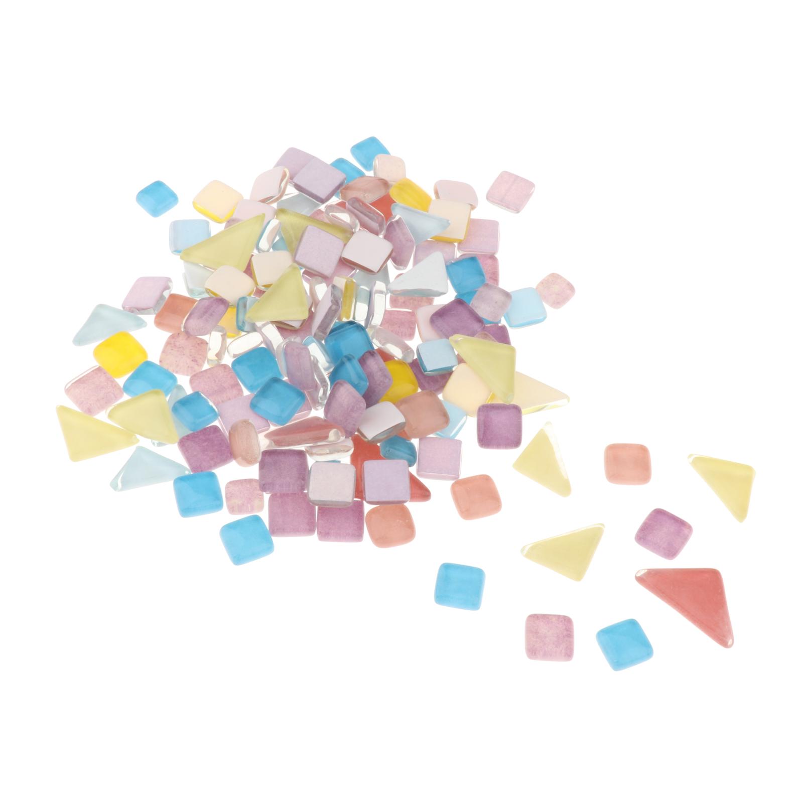 Premium Mosaic Tiles Mixed Color Arts Decorative Glass Pieces DIY Stones