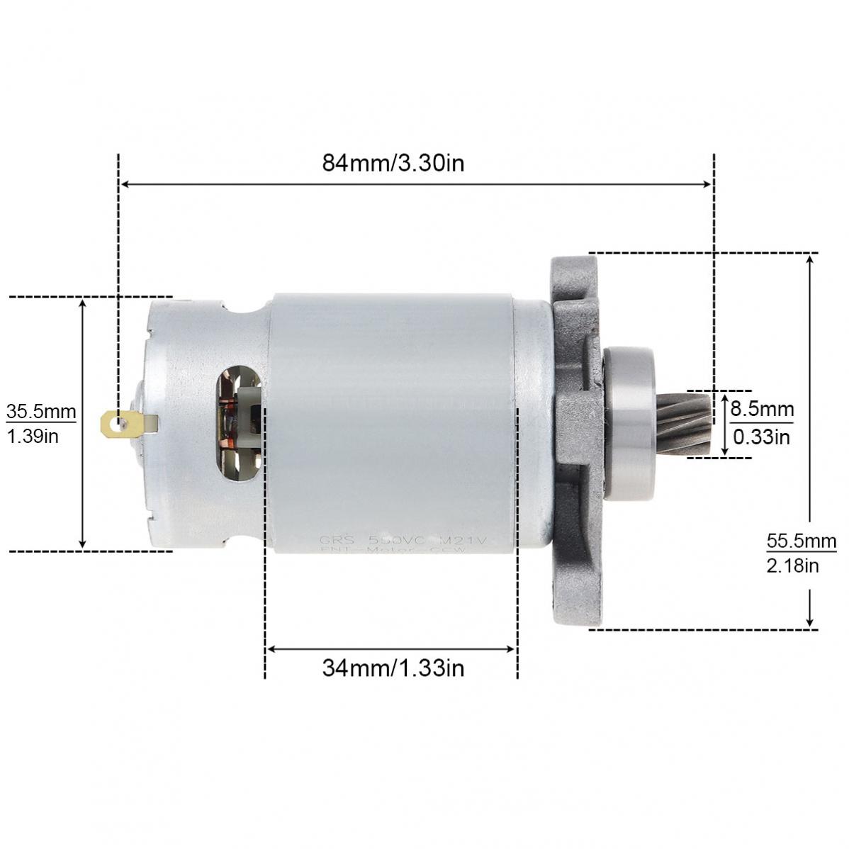 moteur courant continu scie alternative haute puissance avec engrenage dents hélicoïdales pour scie sabre scie électrique au