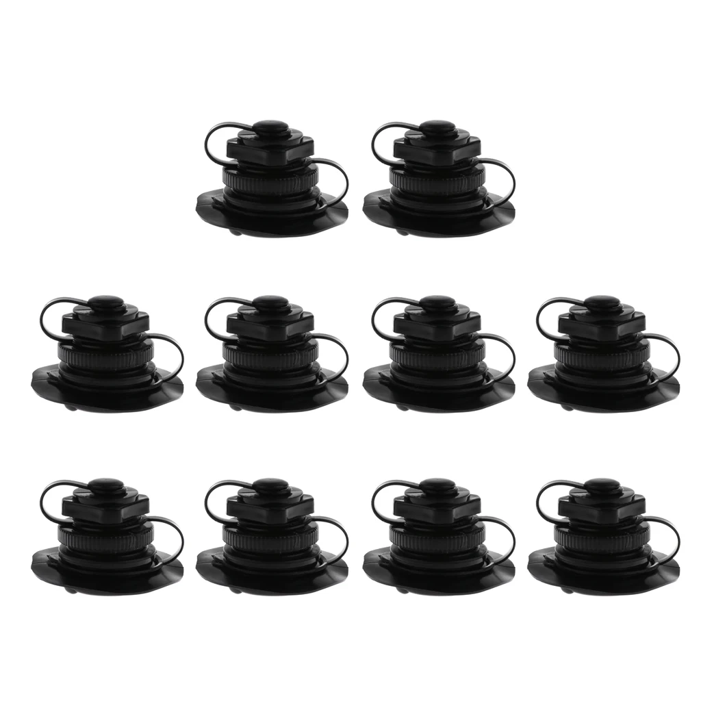 10 Pieces Air Valve Cap Replacement For Inflatable Boat Kayak Mattress