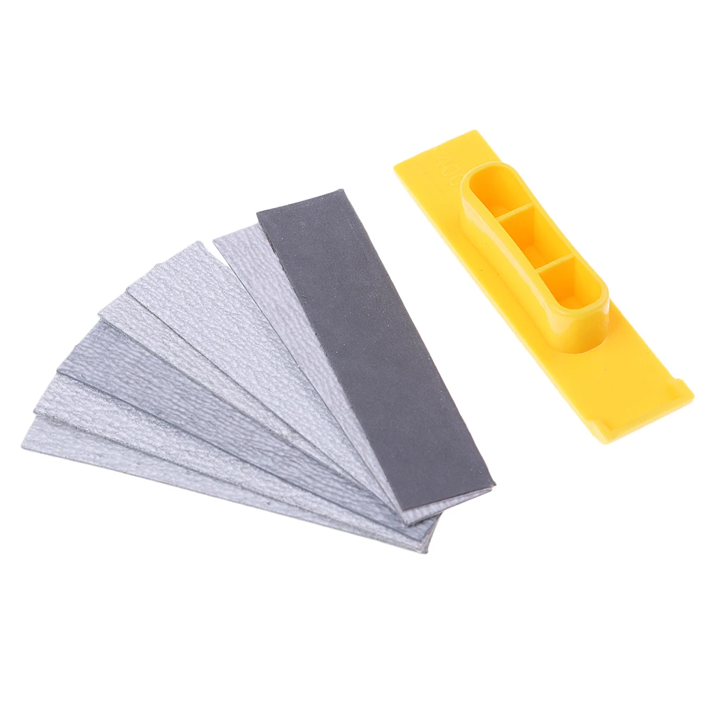 Hand Polishing Tool Grit 400 2500 Adhesive Tape Sandpaper Kit for Gundam