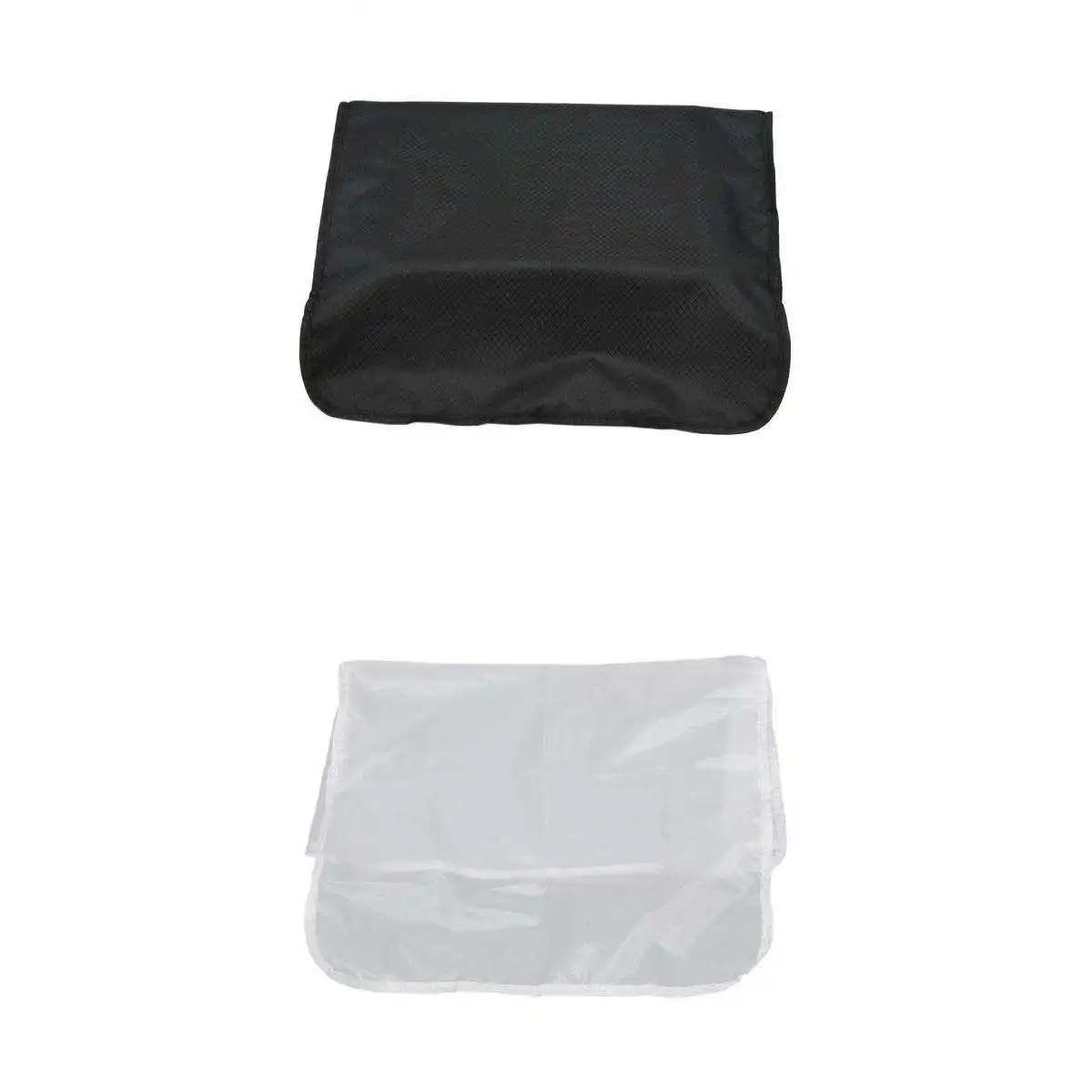 Plastic Cover for Armchair Backrest in Hairdressers Hairdressers Black