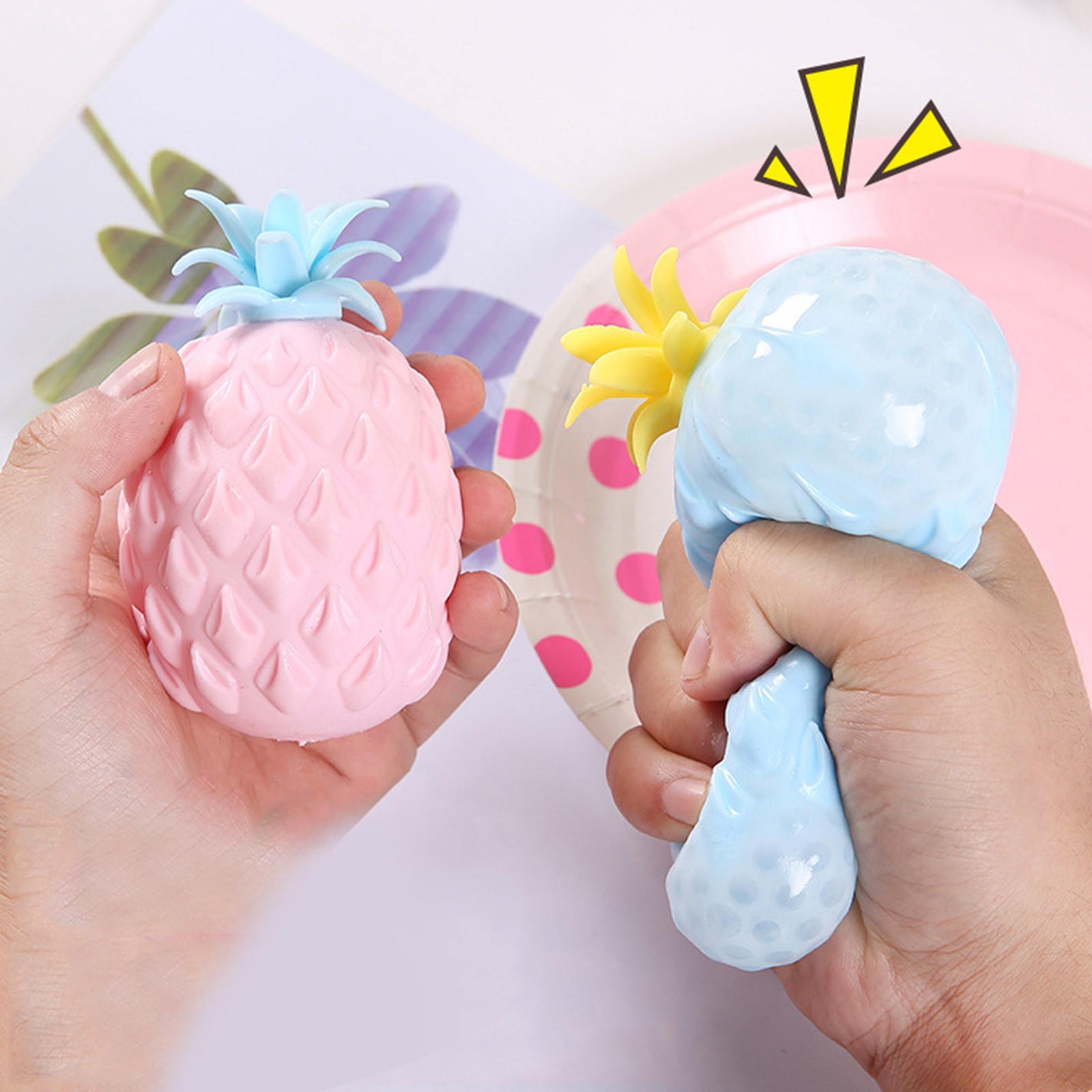 Pineapple Anti Stress Grape Ball Funny Gadget Vent Decompression Toys For Child
