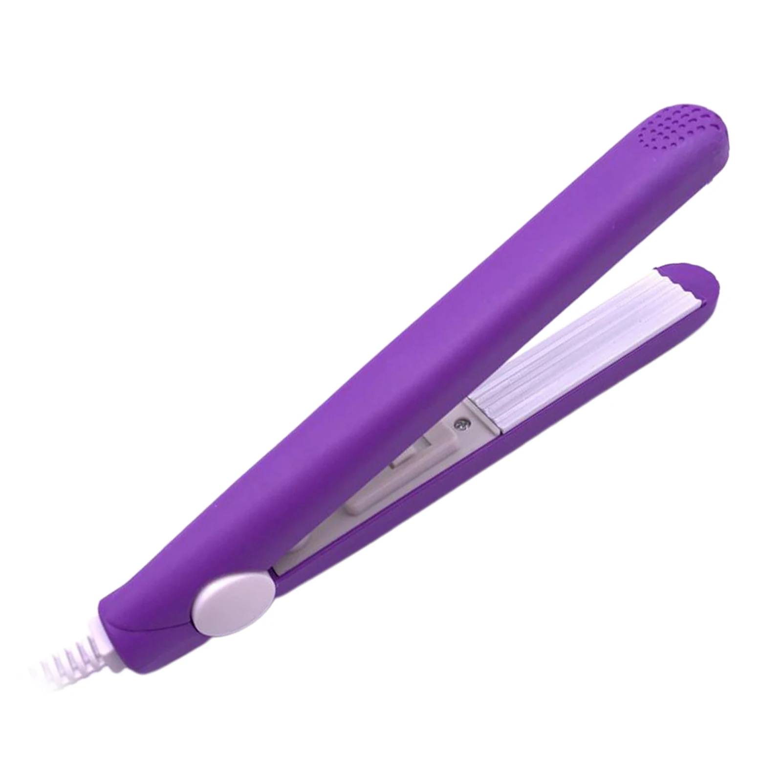 New Mini Mini Hair Straightener Curling hair clipper Hair Crimper Curling Flat Iron Curler Travel Home DIY Hair Style Purple