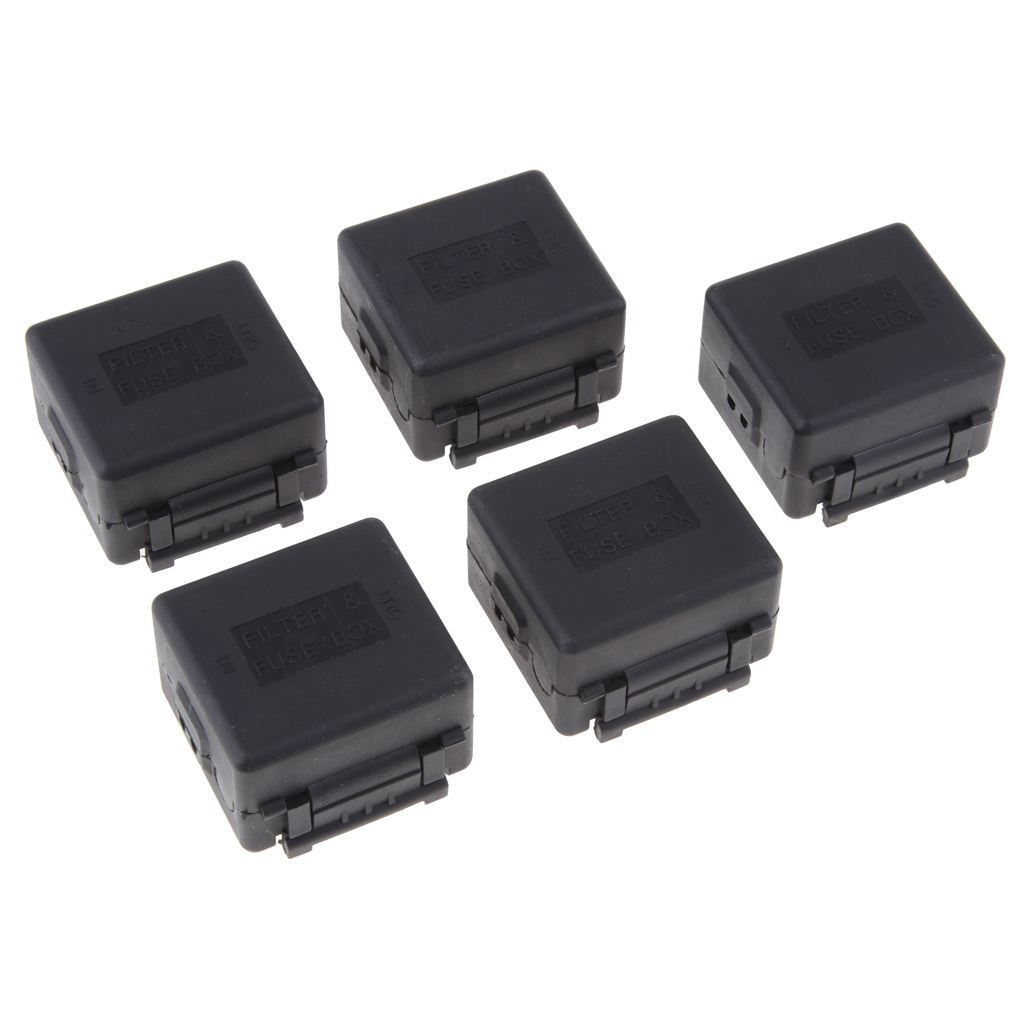 5Pcs Fuse Box 42*26-38mm Sound Automotive Filter Fuse Box Protector Uncover Snap Portable Safe