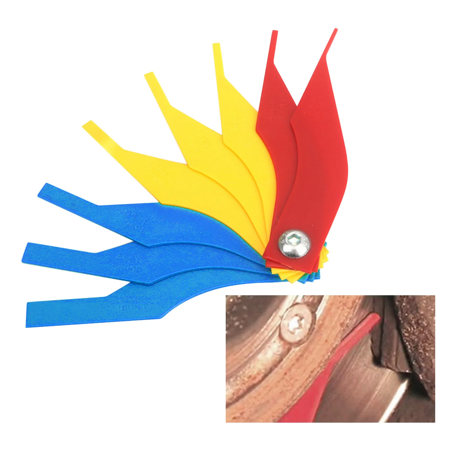 8 Pieces Car Automotive Brake Pad Measure Tool Brake Lining Thickness Gauge Constructions 8 Pieces Car Automotive Brake Pad Measure Tool Brake Lining Thickness Gauge Constructions