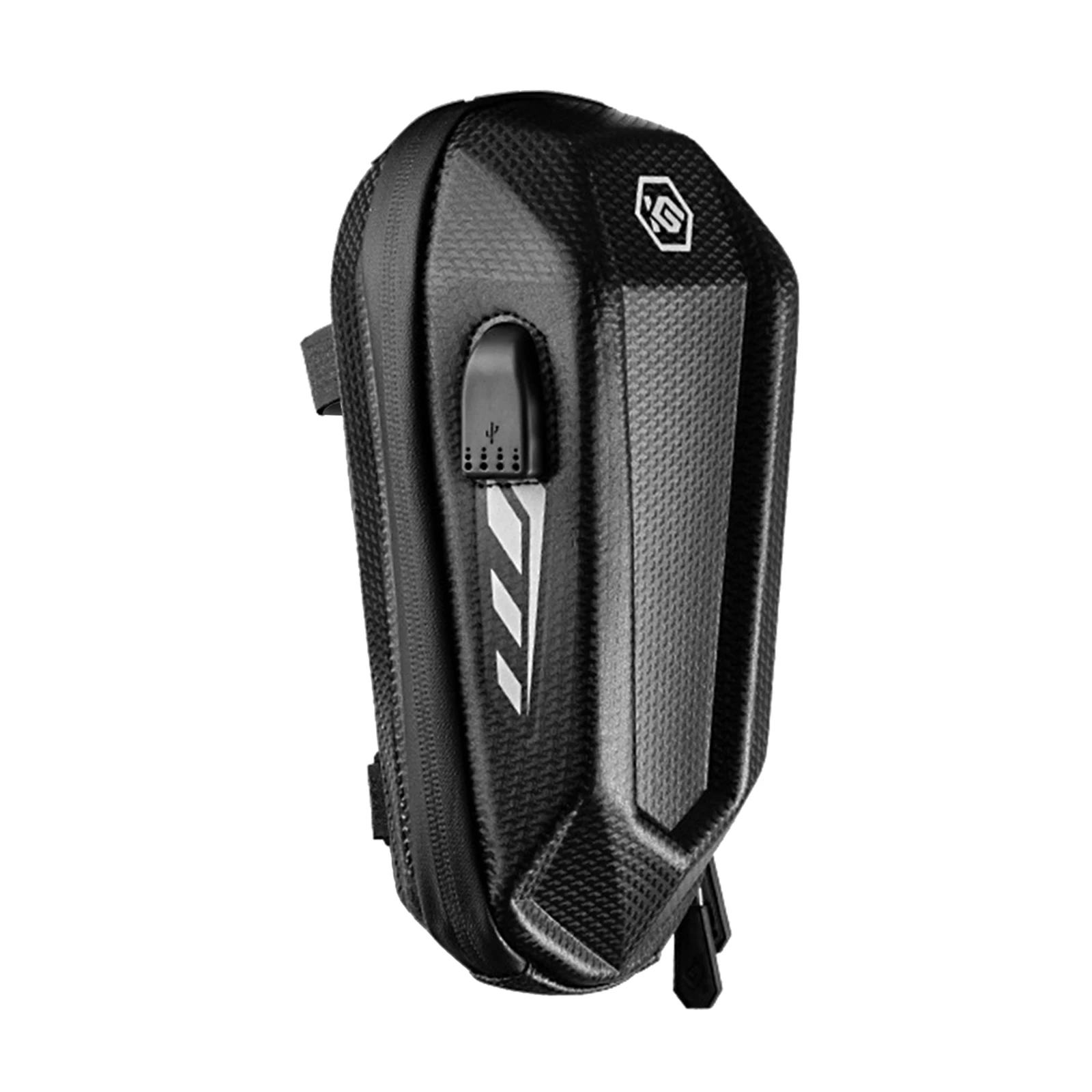 Universal Scooter Handle Bag MTB Cycling EVA Hard Shell Zipped Tools Storage Pouch Holder
