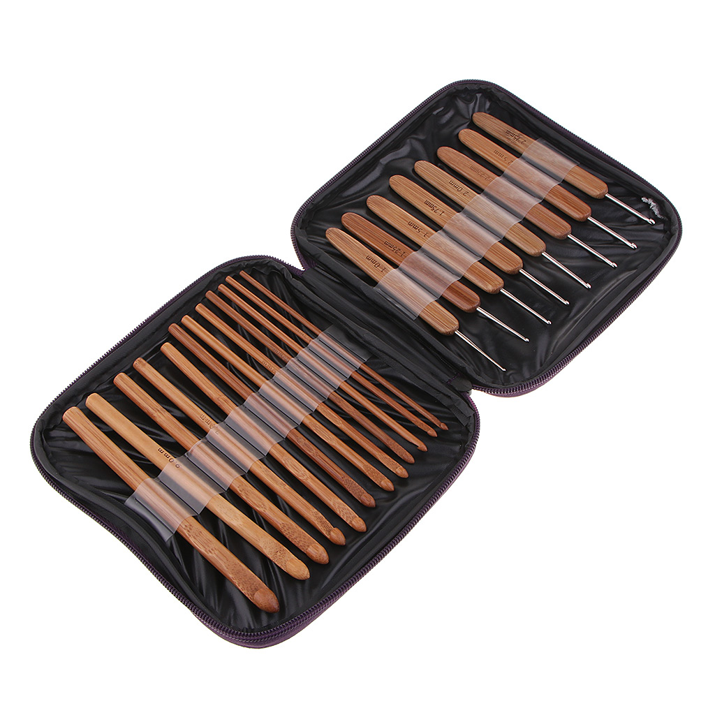 Pack of 20 Crochet Hook Knitting Needles Weave Sewing Stitching Tools