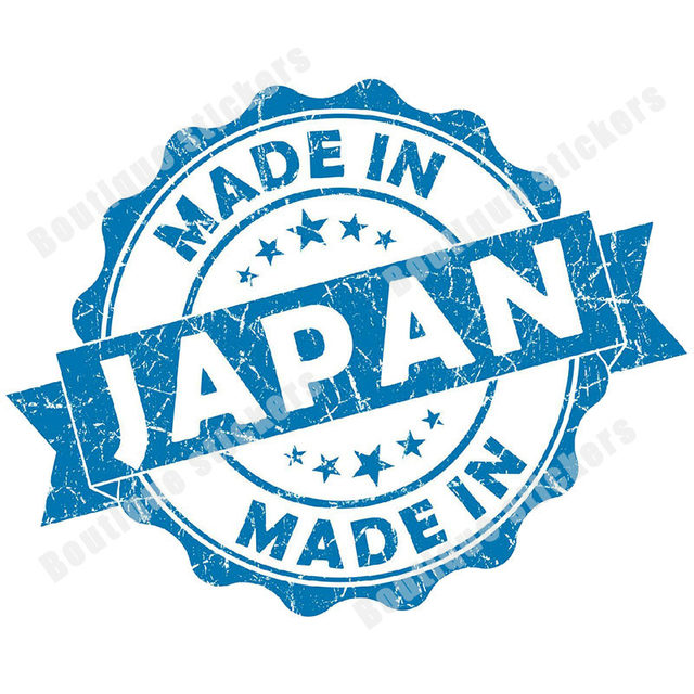 Premium Vector  Made in japan logo and trust badge icon japan flag logo