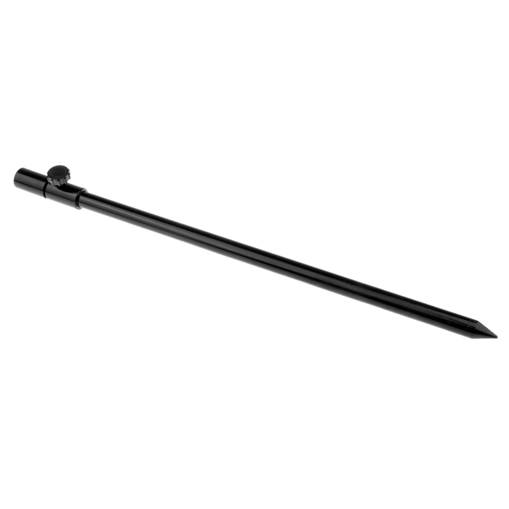 Black 30-50cm Aluminium Alloy Carp Coarse Fishing BankSticks Bank Sticks Rod Pod