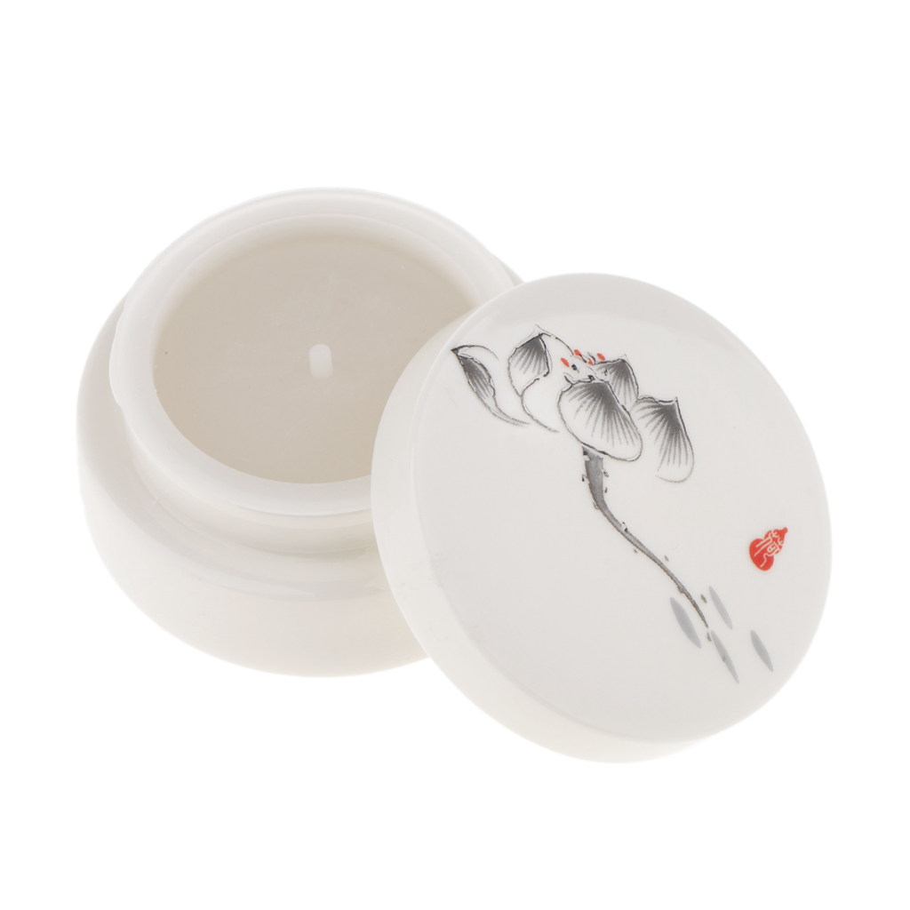 Empty Ceramic Loose Powder Makeup Case Jewelry Tea Teapot Container 50g