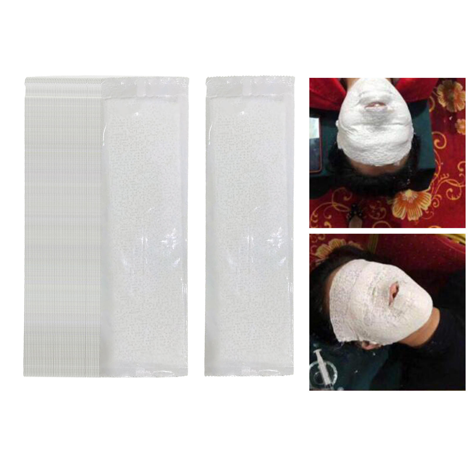 Mummy Face Mask Sheet for Woman V Face Lifting Comfortable , Promote Blood Circulation