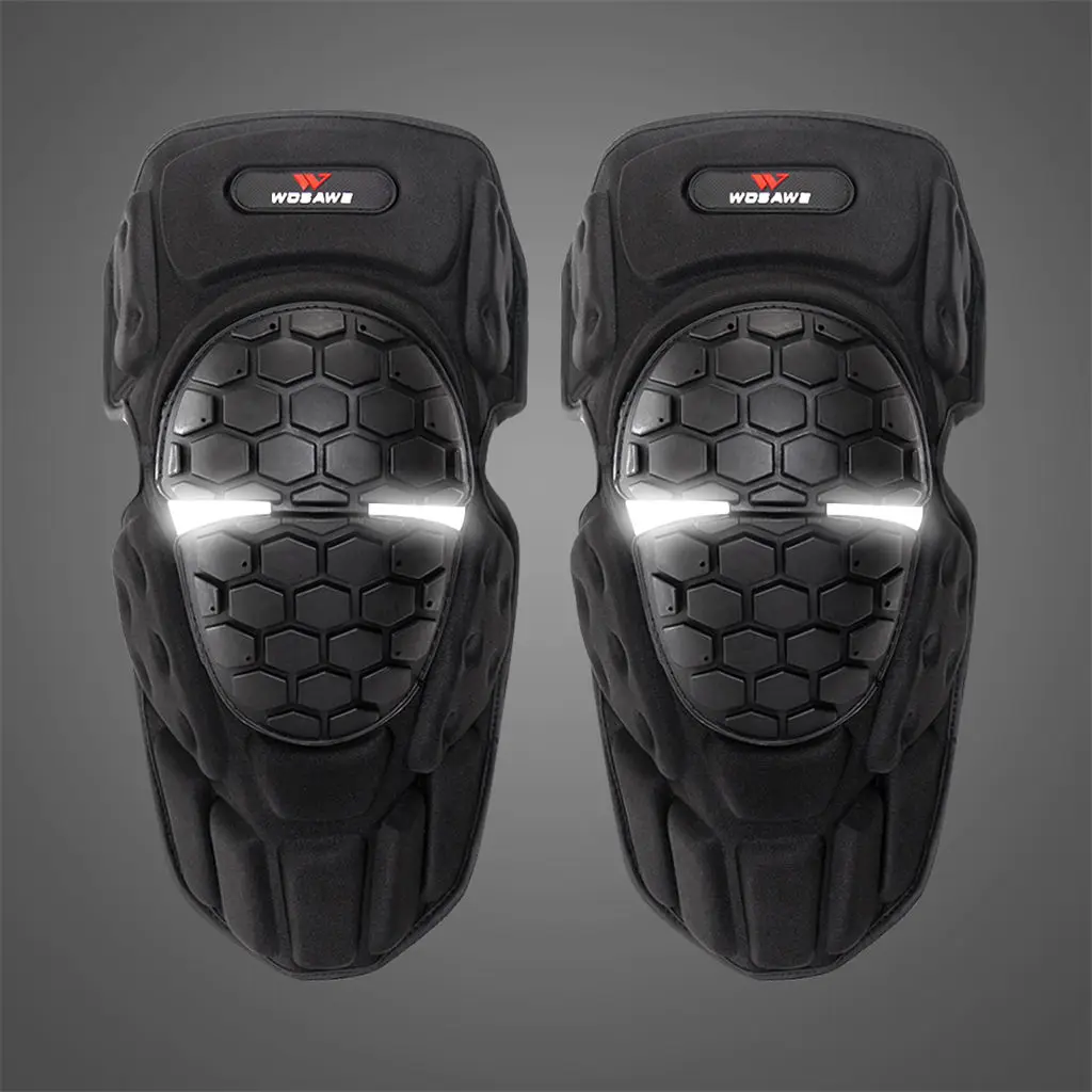 Knee Pads(1 Pair) - Youth and Adult - Perfect for Motorcycle Bike Cycling - Deluxe & Durable