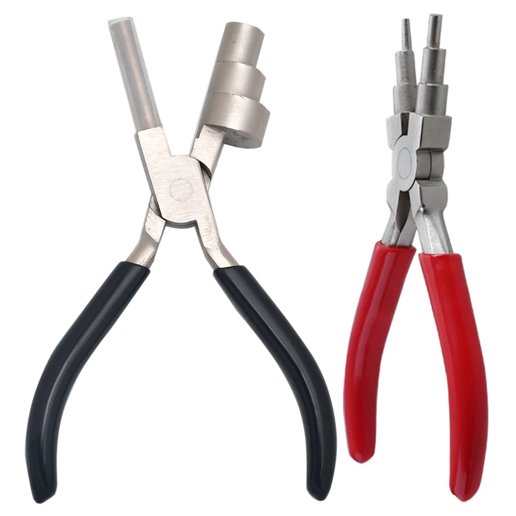 Jewelry Pliers Comfort Grip Handle Cutting Wire Pliers Round Nose Pliers for Jewelry Making Accessories Wire Wrapping DIY Tool