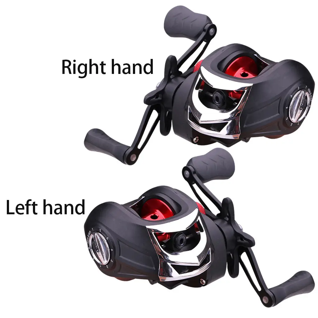 Baitcasting Reels, Compact Design Fishing Reel, 11LB Drag, Magnet Braking System, 7.1:1 Gear Ratio